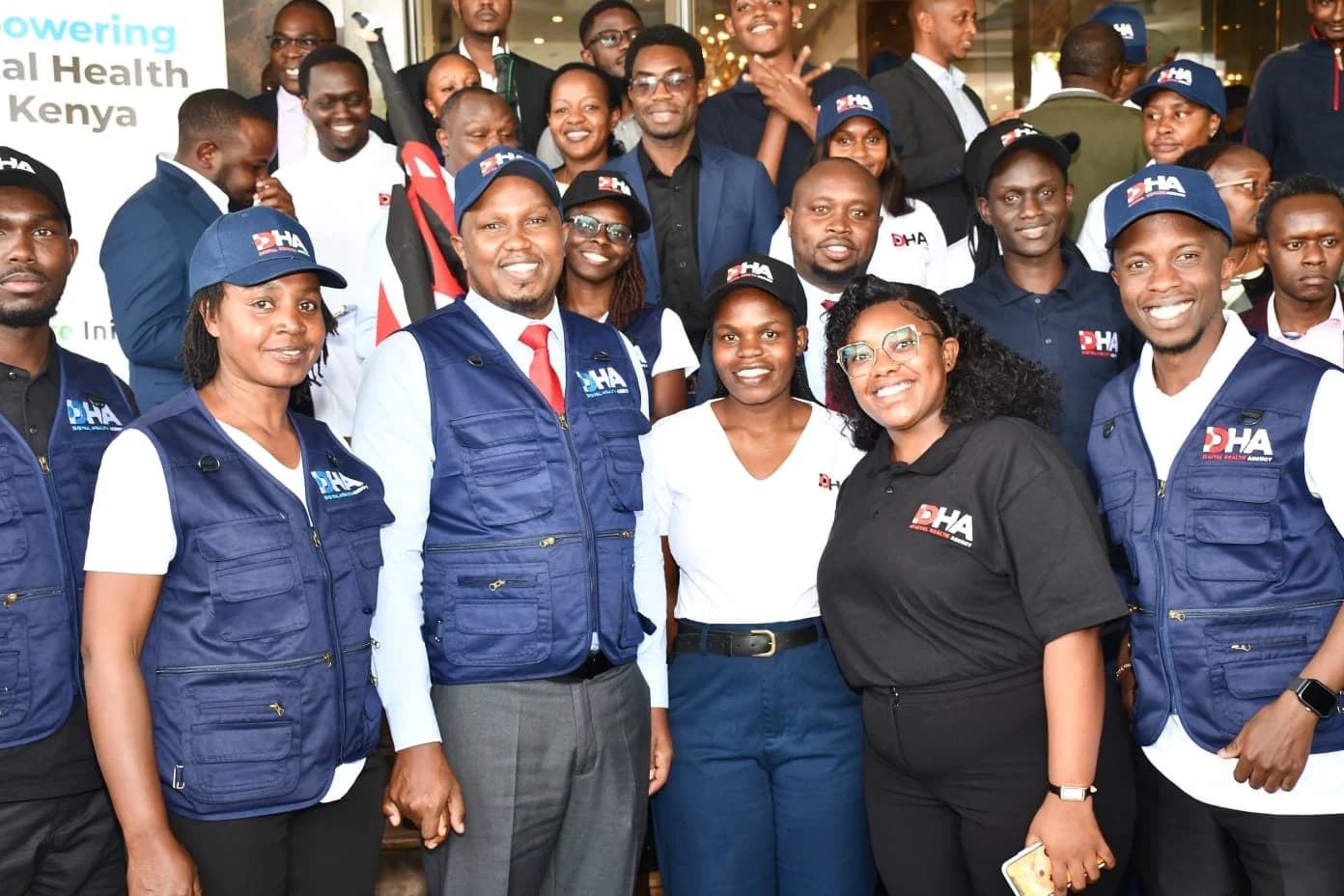 Digital Health Agency team members at a public engagement event